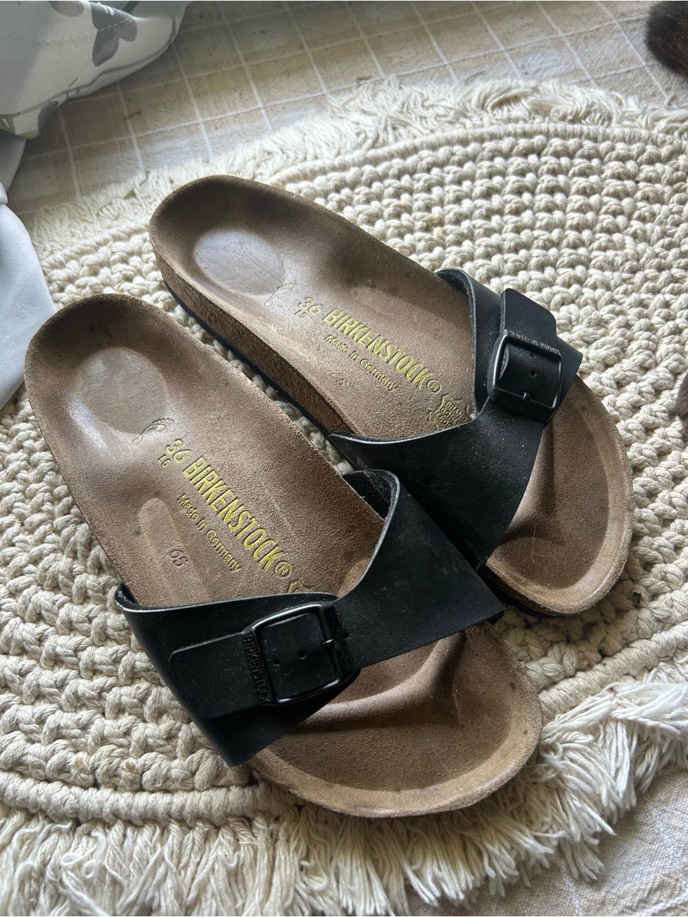 Birkenstock sandals size 36 flawed